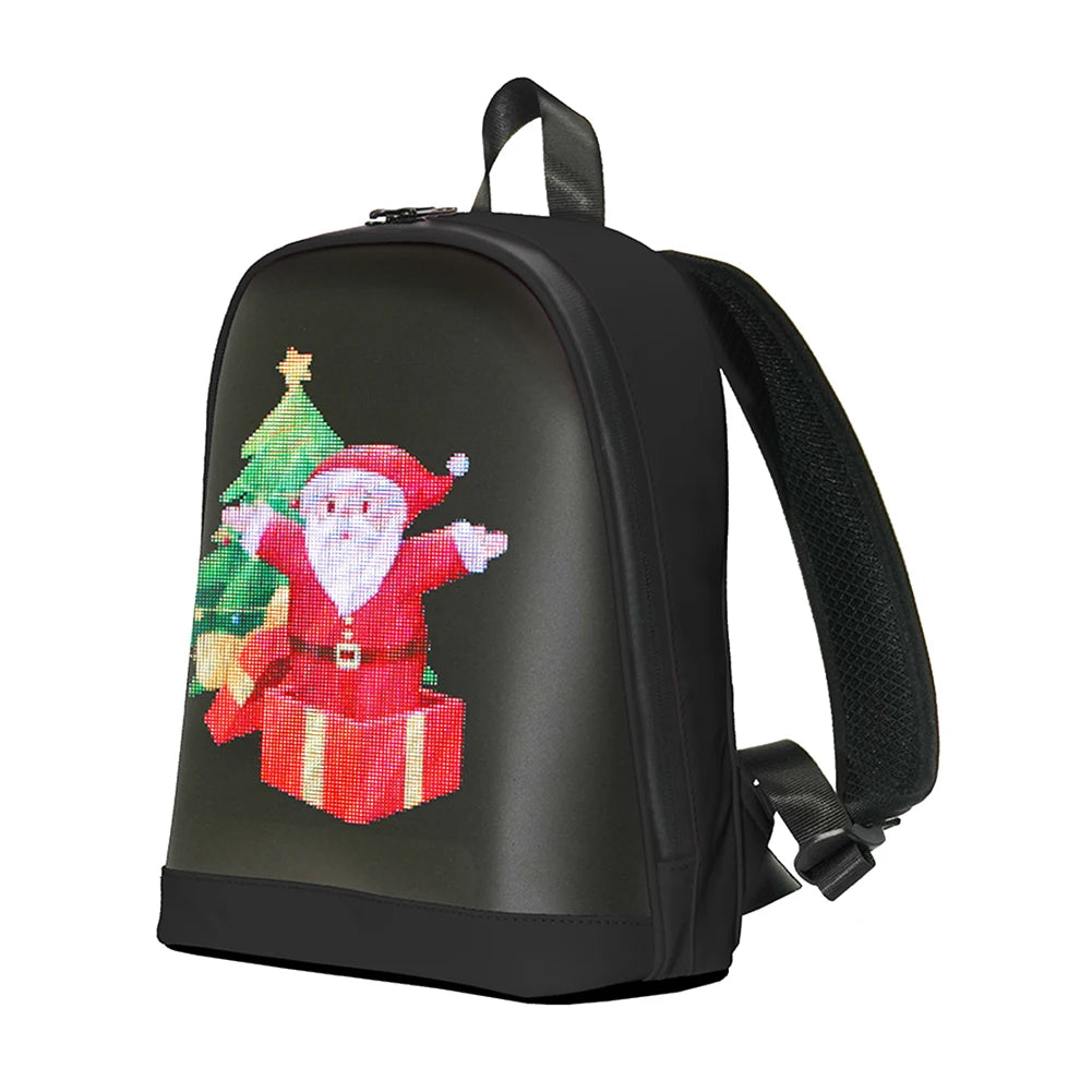 LED Advertising Backpack APP Control Advertising Business Bag Waterproof Outdoor Pixel Screen Bag School Bag for Outdoor Travel