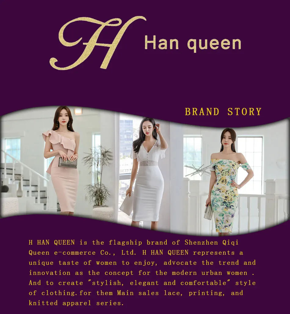 H Han Queen Knitted Turtleneck Sweater Bodycon Dress Bottoming Women Soft Elastic Autumn Winter Midi Party Dresses With Belt