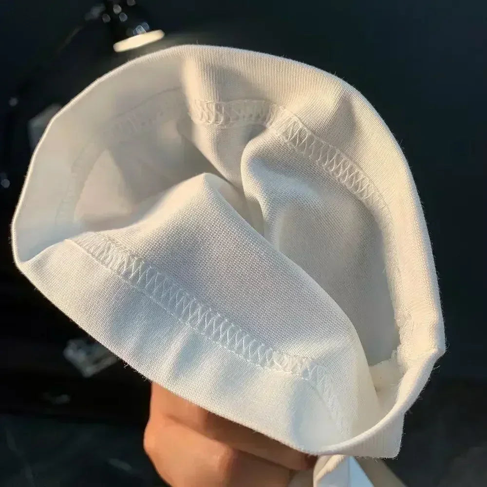 2025 New Summer Fashion Brand Men's Cotton T-shirt Letter-printed Women Short-sleeved Round Neck Loose T-shirt High Quality Tee