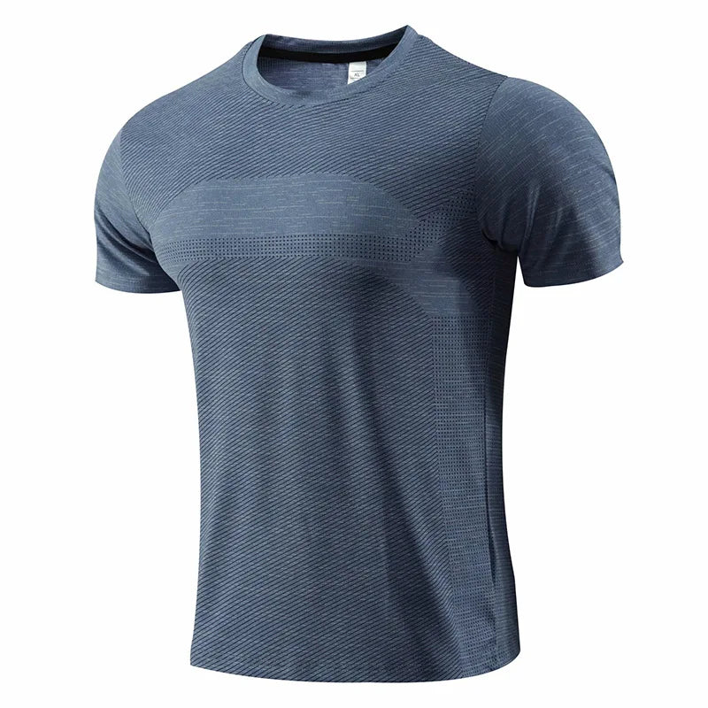 2025 Summer Running T-Shirts for Men High Quality Oversize Tees Breathable Fabric Basketball Soccer Workouts All Day Comfort