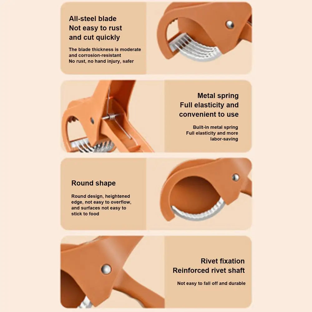 Banana Cutter Slicer Portable Manual Fruit Slicer Creative Vegetable Slicer Kitchen Gadgets Chopping Tool For Fruit And