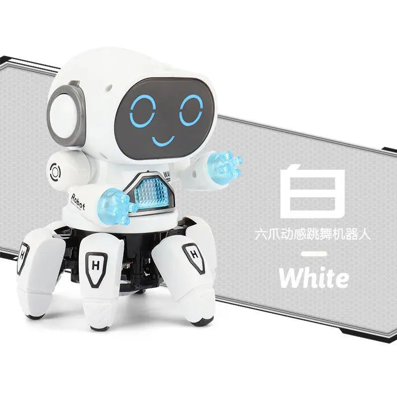 Dance Music Robots For Kids 6 Claws Octopus Spider Robot Birthday Gift Toys For Children Early Education Baby Toy Boys Girls