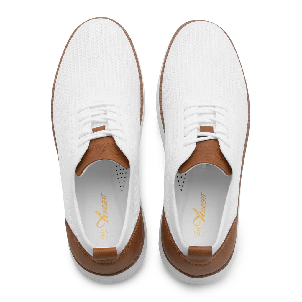 Men's Casual Sneakers Oxfords Business Mesh Breathable Walking Athletic Shoes