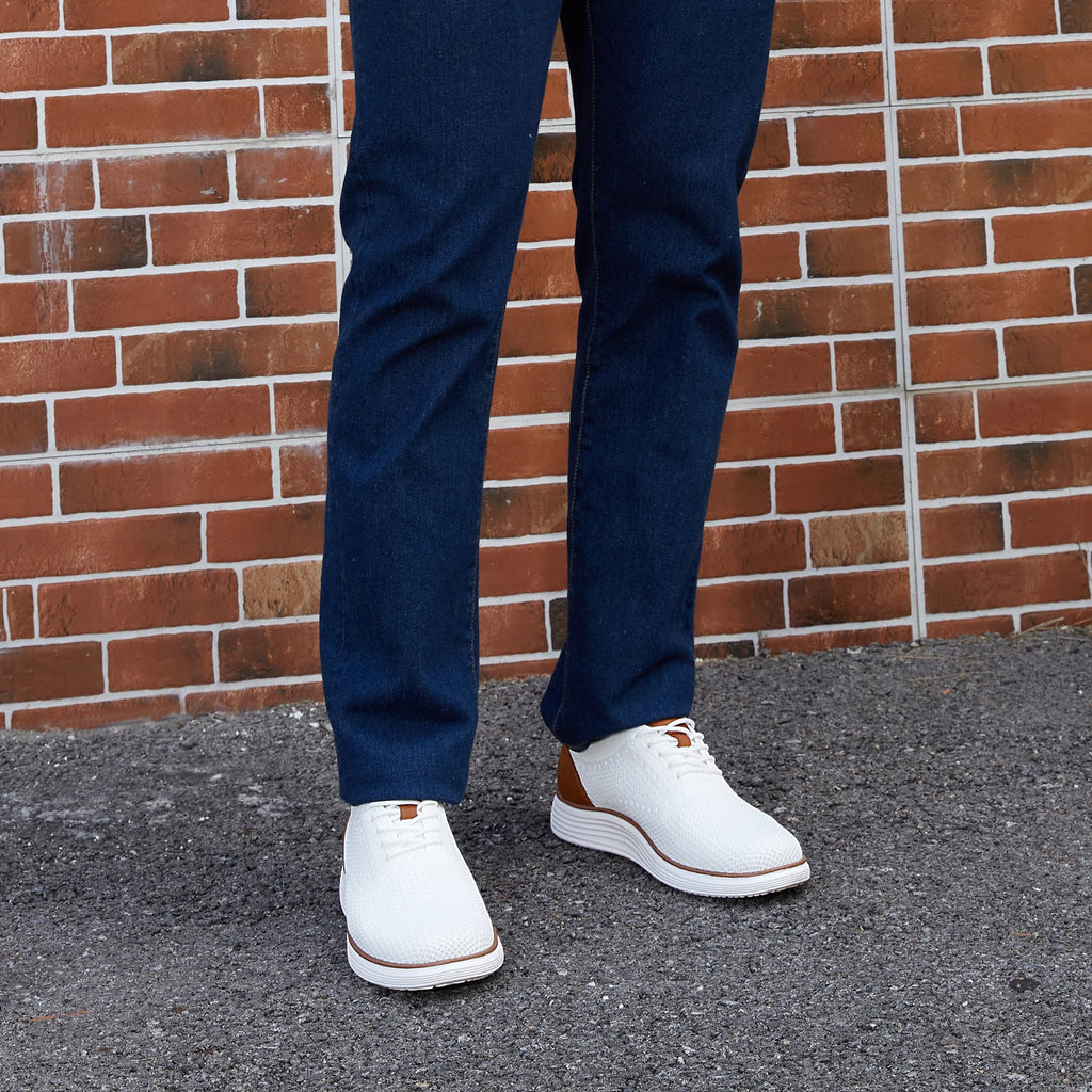 Men's Casual Sneakers Oxfords Business Mesh Breathable Walking Athletic Shoes