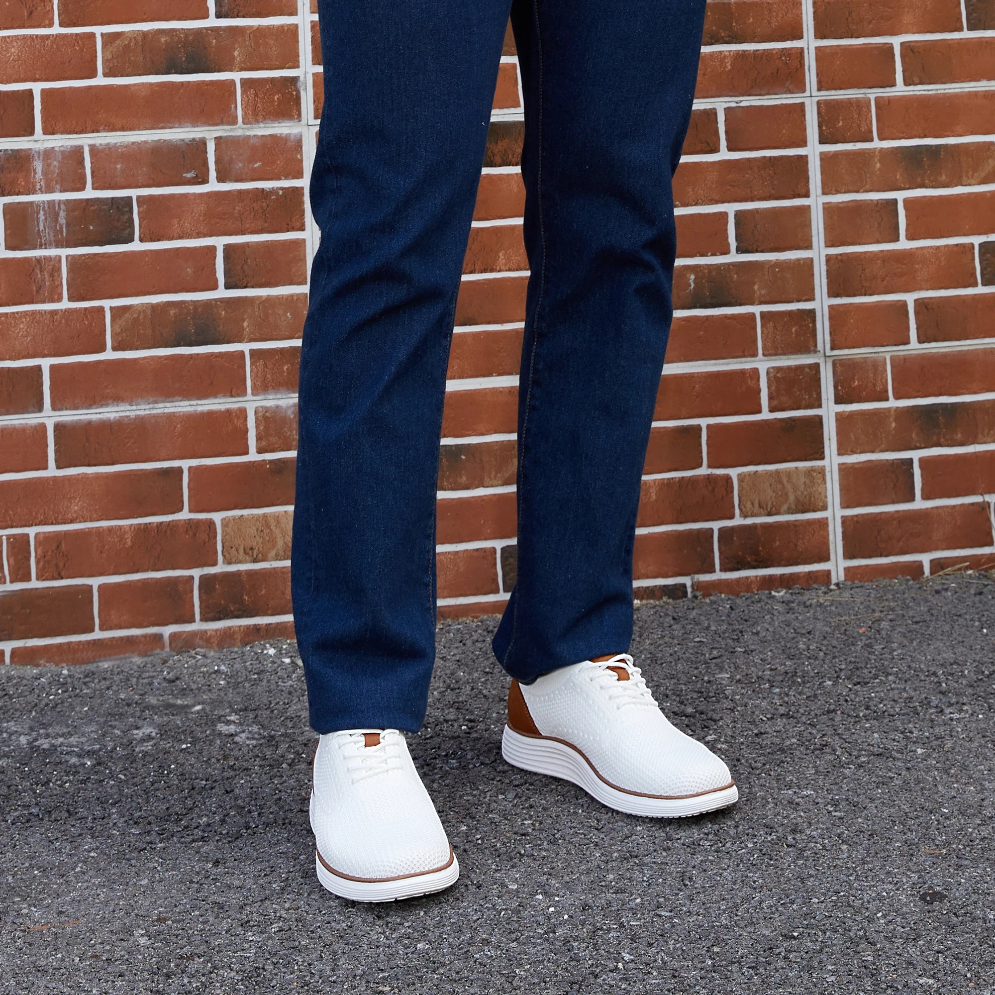 Men's Casual Sneakers Oxfords Business Mesh Breathable Walking Athletic Shoes