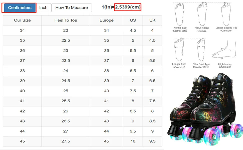 Unisex Roller Skates PU Leather Roller Skates Skating Shoes Zebra Printed Roller Skates Quad Skates Sneakers Flash Wheel Shoes