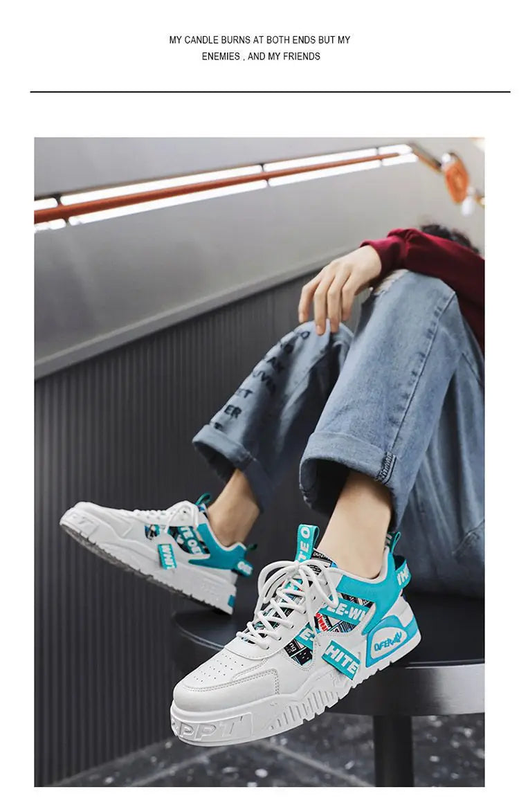 2025 Luxury Men's Vulcanized Shoes Summer Casual Sneaker for Men Outdoor Running Platform Designer Skateboard Tenis Masculino