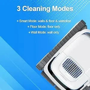 VOXIV Cordless Robotic Pool Cleaner with Wall Climbing - Over 120mins Runtime Automatic Pool Vacuum