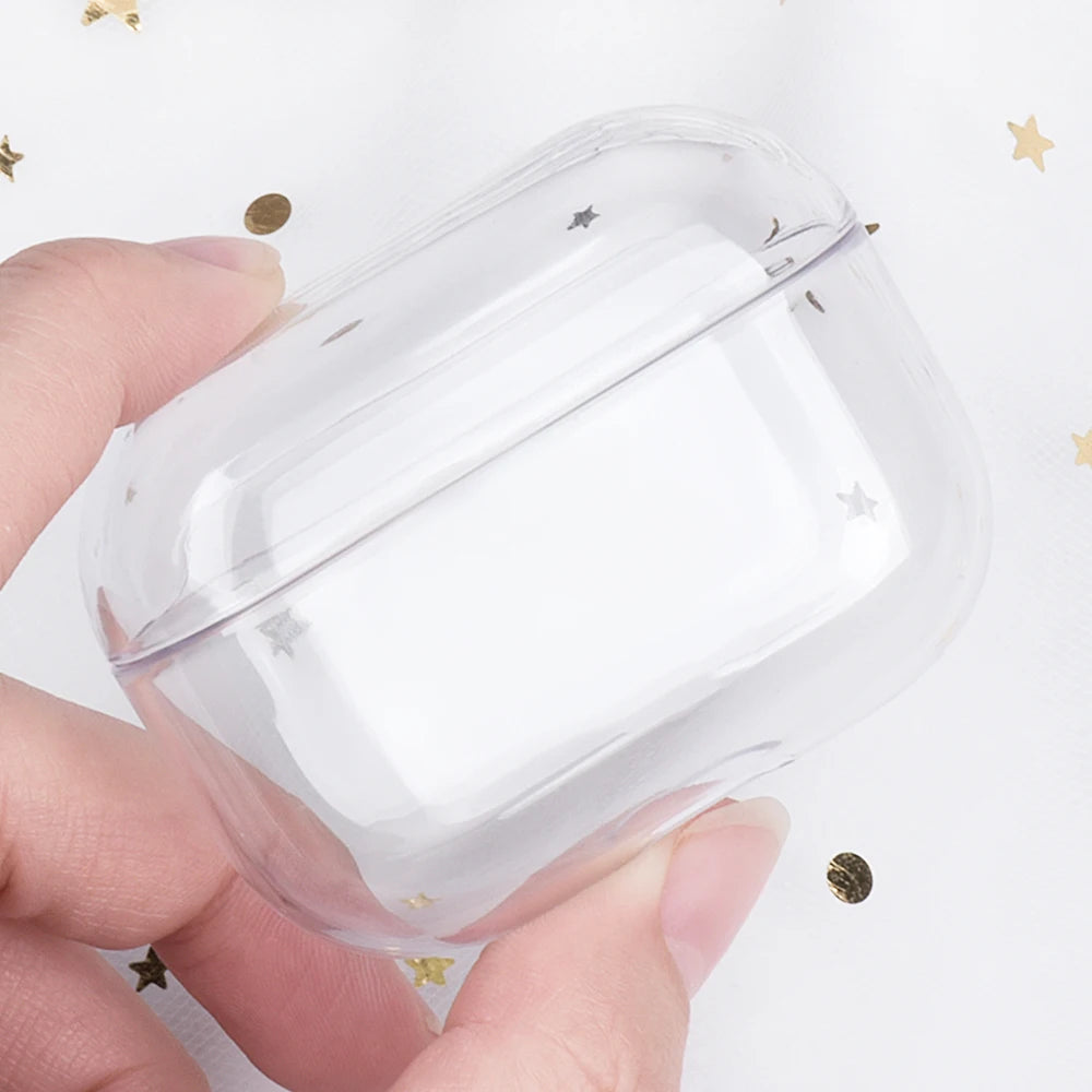 Transparent Earphone Case For Apple Air Pods Pro 1 2 PC Case Clear Hard Shell Protective Cover For Air Pods 3 2 1 Charging Box