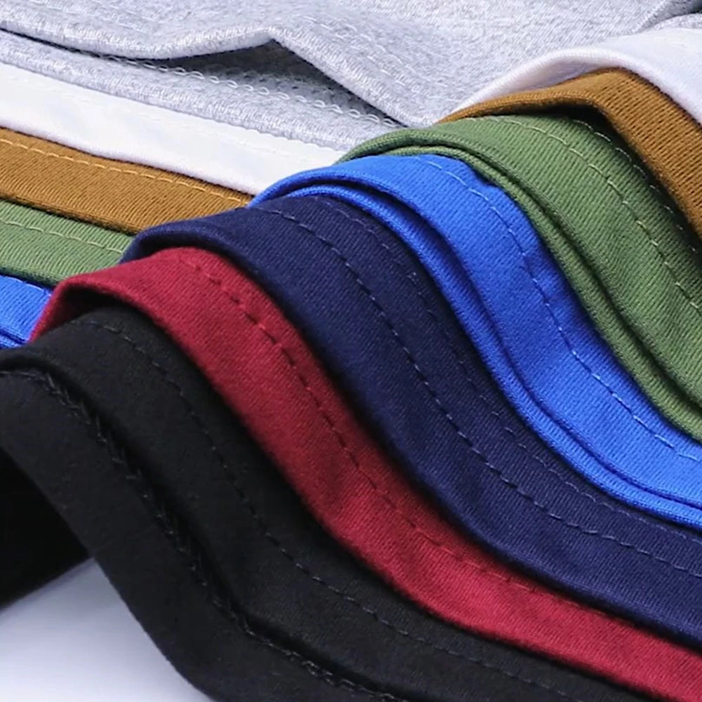 7 Colors Slim Man's T-shirt Short Sleeve Streetwear Gym Clothing Tee Top Plain Running Shirt Camiseta Masculina Tee Shirt Homme