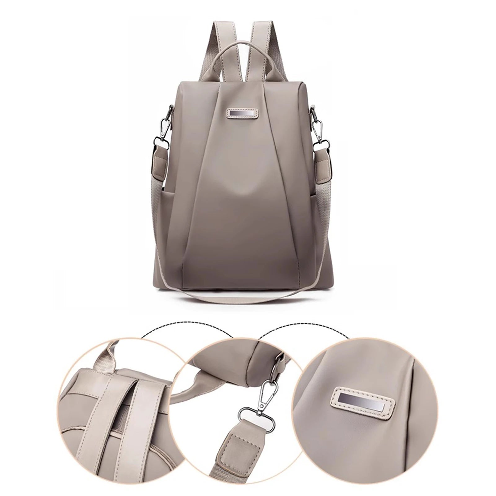 Oxford Cloth Anti Theft Backpacks Multi-Pocket Lightweight Women Backpack for Outdoor Camping Hiking korean style