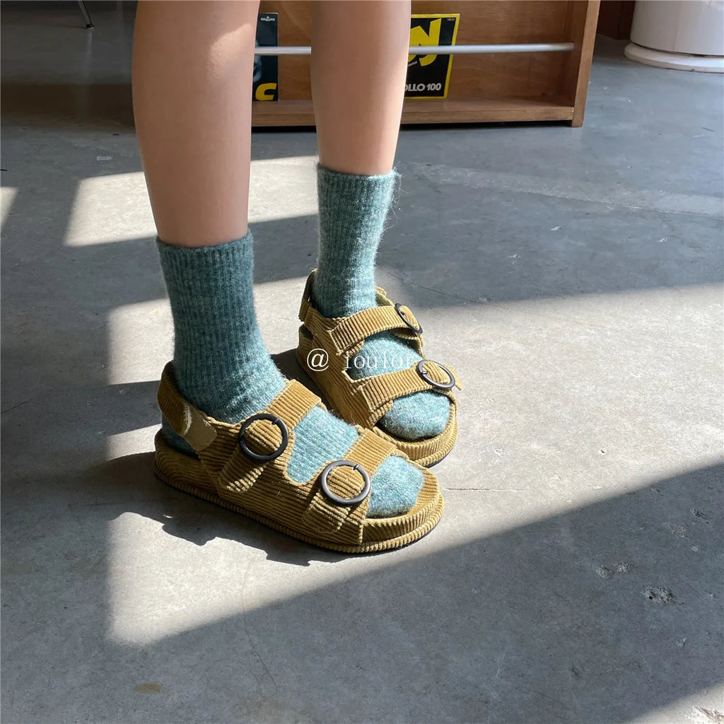 Autumn Winter Thermal Women Socks 9% Wool Cashmere Thicken Warm Long Socks Japanese Style Knitting Harajuku Homewear Crew Socks