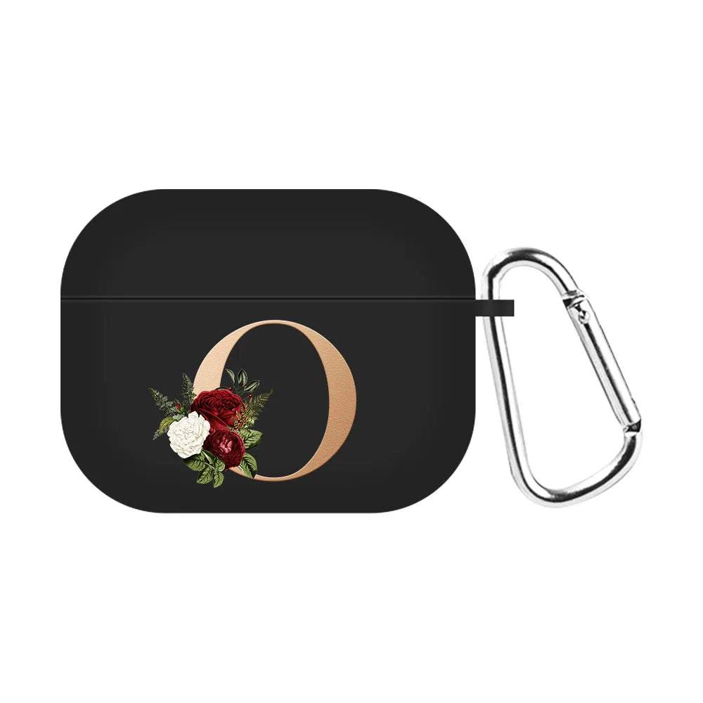 For Airpods Pro 2 USB C Case Silicone Letters Earphone Case For Apple AirPods  4 2nd Generation Pro2 Funda Headset Sleeve Case