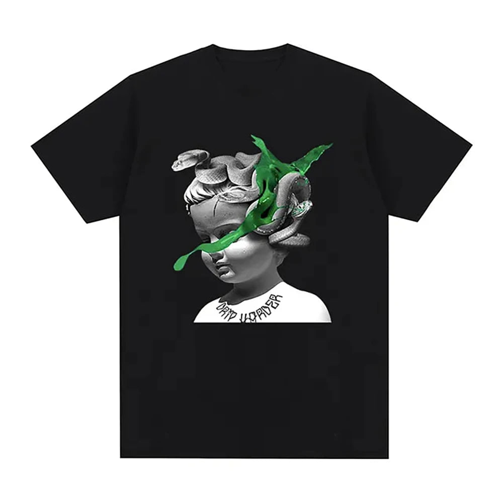 2025 New Summer Hot Selling T-shirt for Men and Women Rapper Shirt Drip Cotton New Casual Cotton Fashion T-Shirt for Men