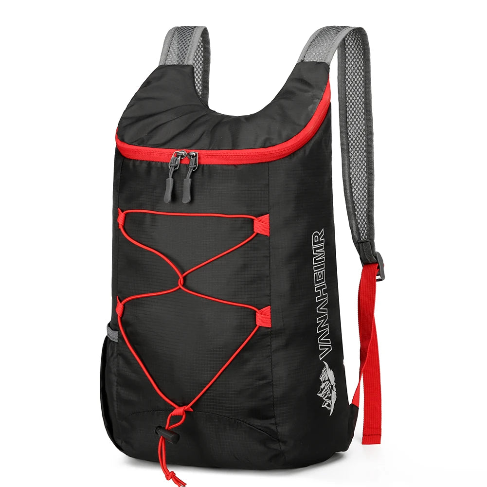 10L Outdoor Climbing Cycling Travel Knapsack Splashproof Folding Hiking Daypack Ultralight Camping Hiking Backpack for Men Women
