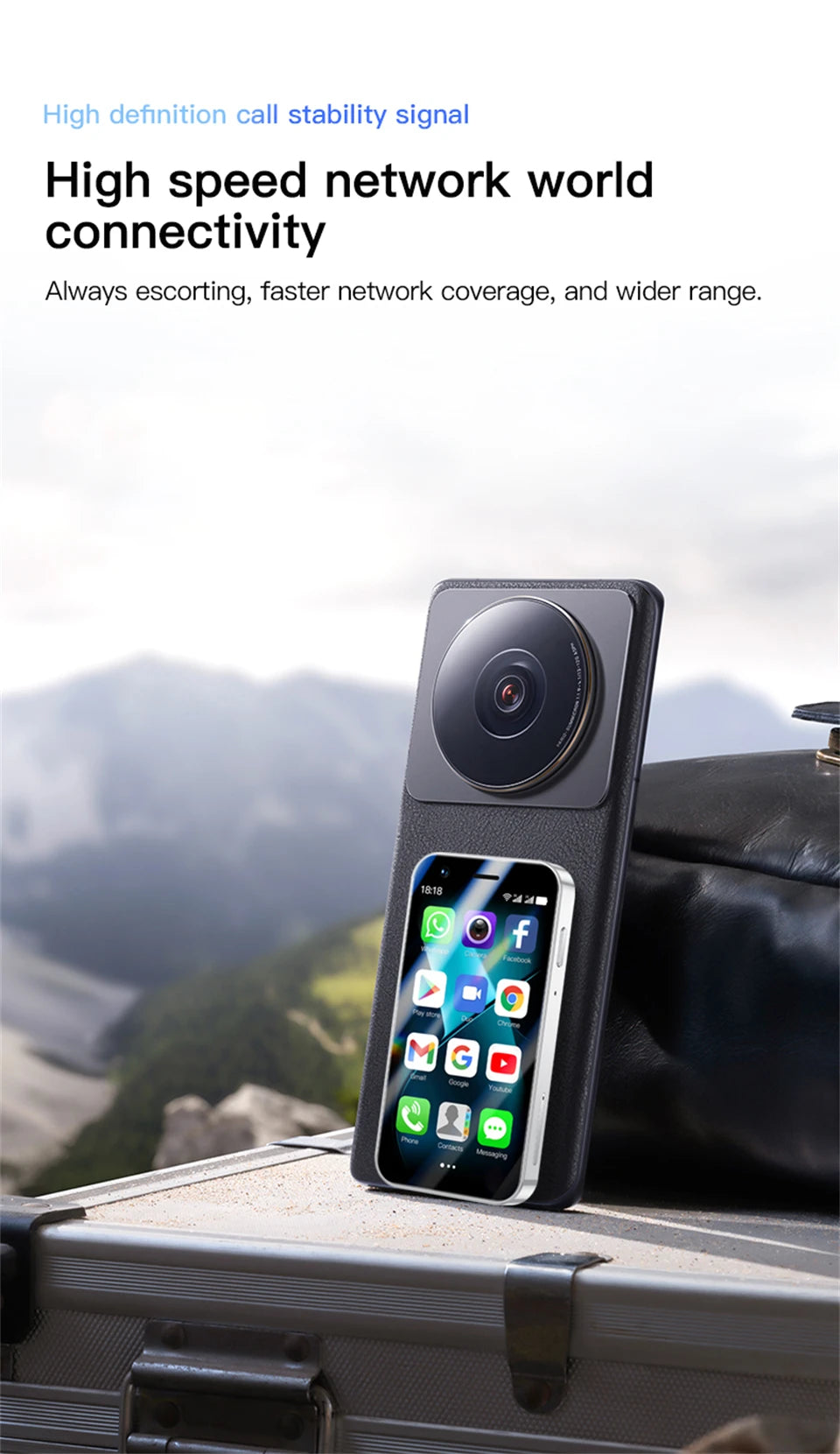 SOYES P70 Pro Max Mini Android8.1 Smartphone 3.0 Inches 2000mAh Face ID Dual SIM Standby Play Store 3G Little Phone