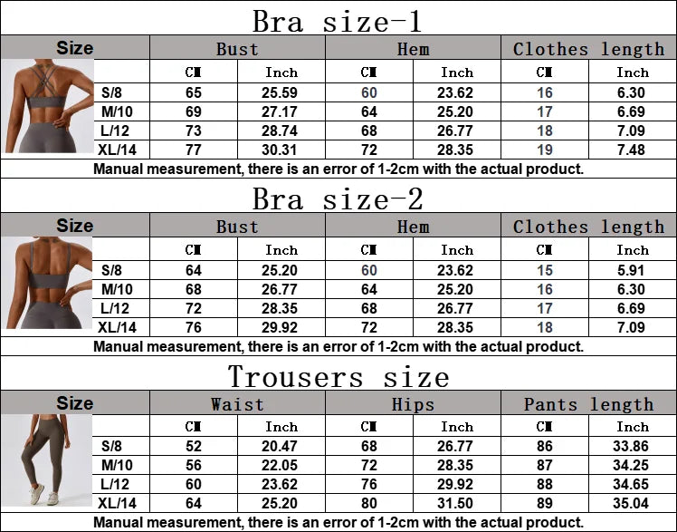 2PCS Yoga Set Nude Feeling Workout Sets Women Tracksuit Gym Push Up Fitness Running Workout Sportwear Sport Bra Leggings Suit