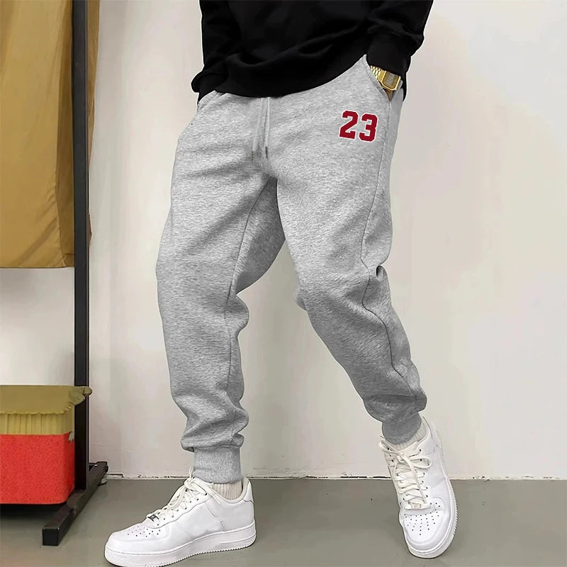 Hot Sale Male Sweatpants High Quality Fall/Winter Daily Casual Fashion Jogger Pants Gym Fitness Sporty Trousers Men's Clothes