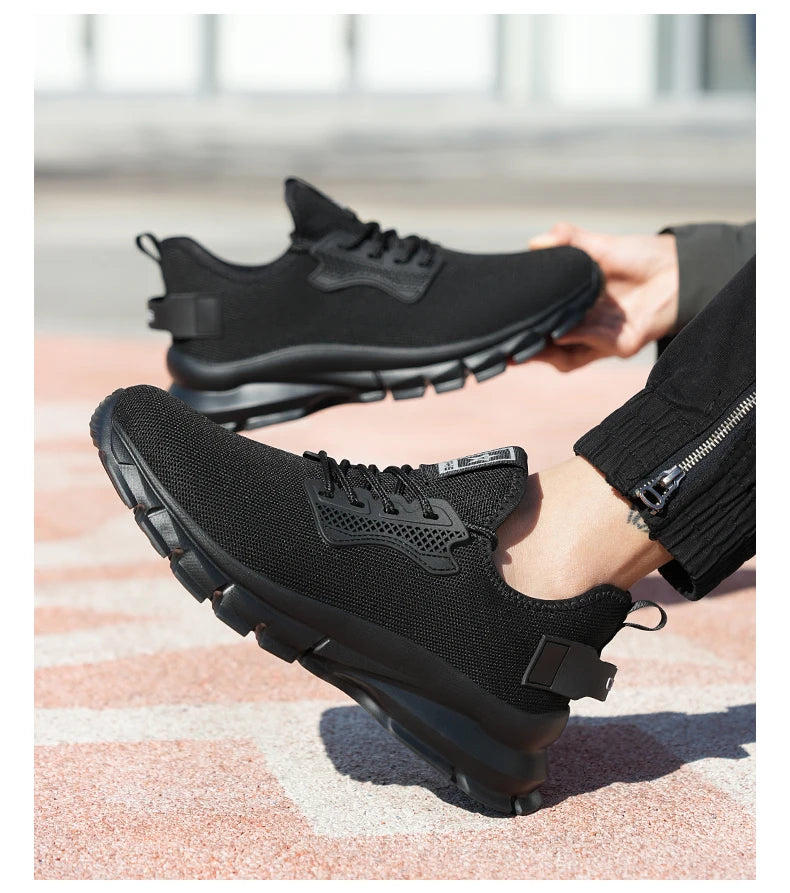 Soft-soled, comfortable, anti-smash, anti-puncture and breathable safety shoes