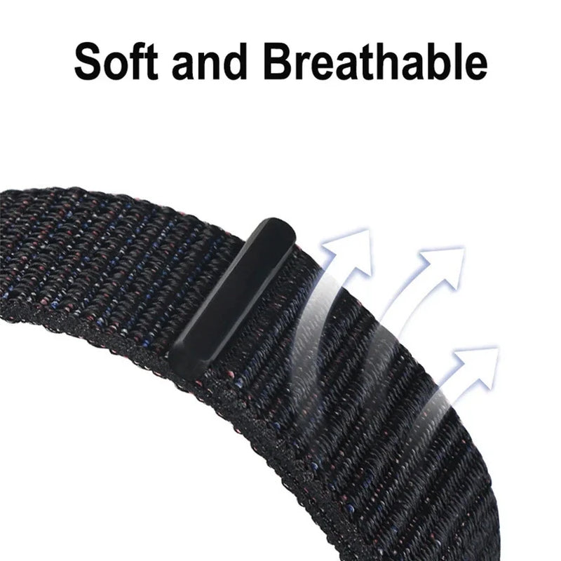 20Mm 22Mm Woven Nylon Sport Loop Watch Band Strap Quick Release Spring Pins USA