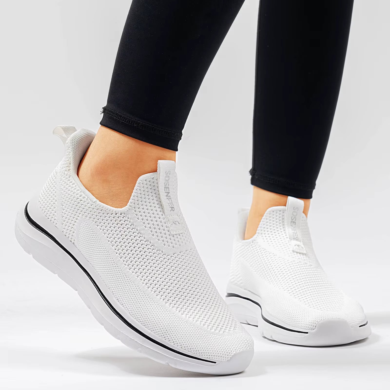 2025 Best Selling Women'S Breathable Mesh Sneakers Casual Lightweight Shoes with Lighted Upper Fabric Dropshipping Product