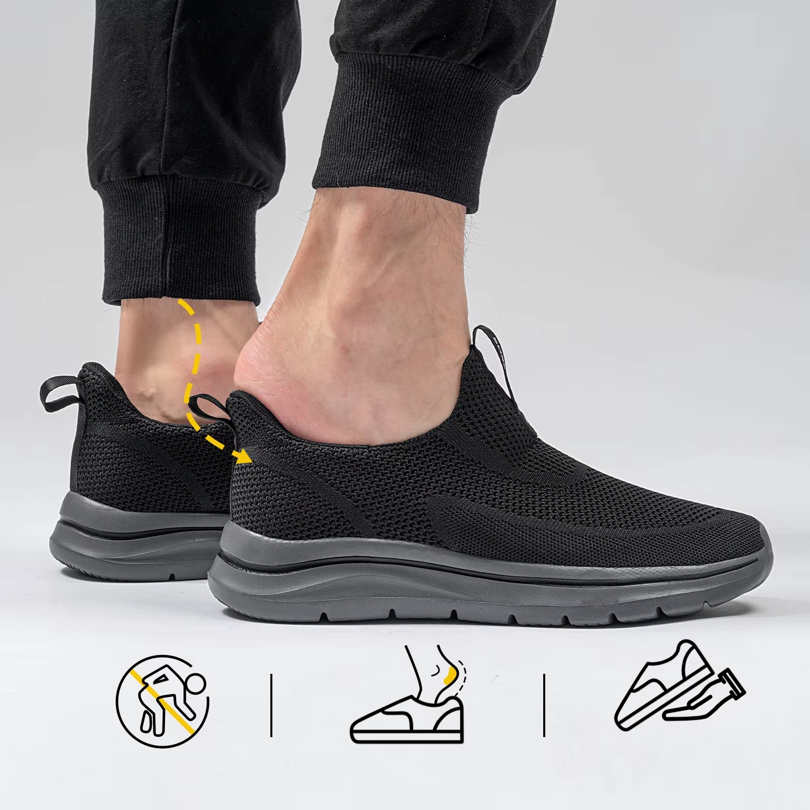 2025 Men'S Breathable Casual Sneakers Comfortable Soft Lightweight Mesh Lining for All Seasons Dropshipping Hot Sale Product