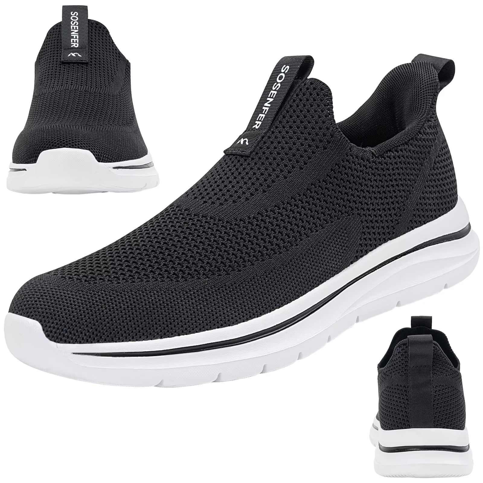 2025 Men'S Breathable Casual Sneakers Comfortable Soft Lightweight Mesh Lining for All Seasons Dropshipping Hot Sale Product