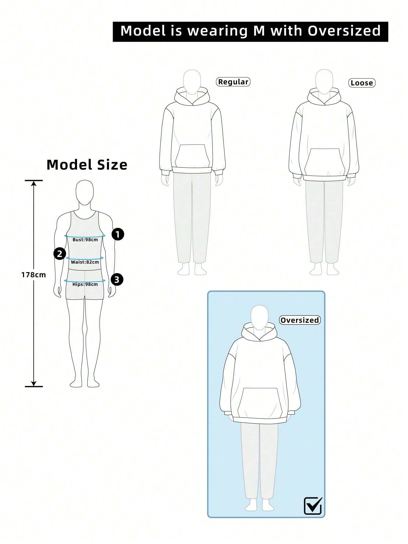 Manfinity Modagents Oversized Men'S Headphone Print Long Sleeve Casual Hoodie